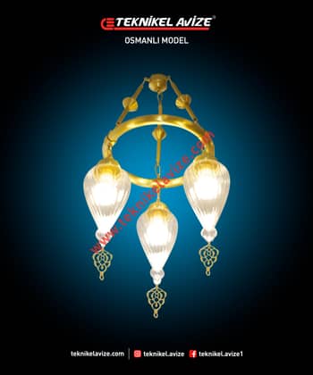 30 Cm Çap Tek Çember Yuvarlak Metal Borulu Imalat Sarkıt Aivze - Teknikel Chandelier