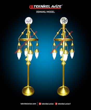 Mihrap Şamdanlık - Teknikel Chandelier