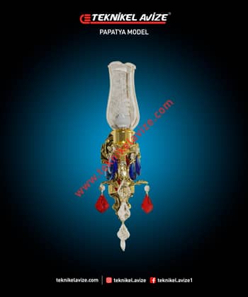 Tek Kollu Duvar Aplik Avize - Teknikel Chandelier