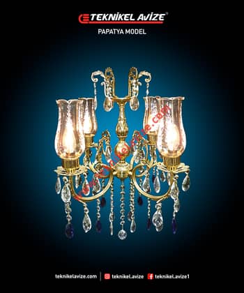 4 Lü Havuz Kollu - Teknikel Chandelier