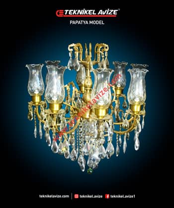 8 Li Havuz Kollu - Teknikel Chandelier