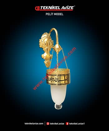 Tek Kollu Duvar Aplik Avize - Teknikel Chandelier