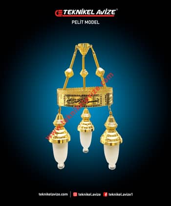 30 Cm Çap 1 Çember Sarkıt Avize - Teknikel Chandelier