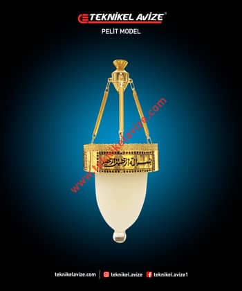 25 Cm Çap Tekli Sarkıt Avize - Teknikel Chandelier