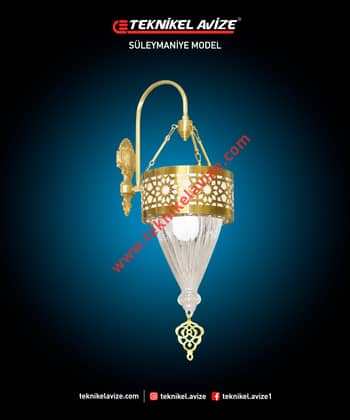 Tek Kollu Dekoraitf Aplik - Teknikel Chandelier