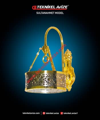 Tek Kollu Dekoraitf Aplik - Teknikel Chandelier