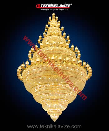 Azalea Model Mosque Chandeliers - Teknikel Chandelier