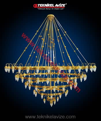 Juniper Model Mosque Chandeliers - Teknikel Chandelier