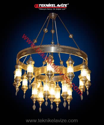 Sycamore Model Mosque Chandeliers - Teknikel Chandelier