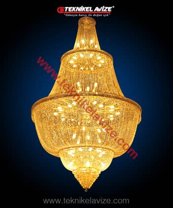 Firuze Model Mosque Chandeliers - Teknikel Chandelier
