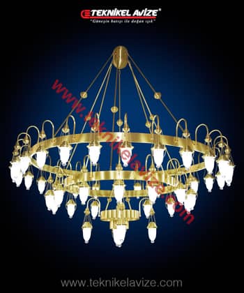 Pearl Model Mosque Chandeliers - Teknikel Chandelier