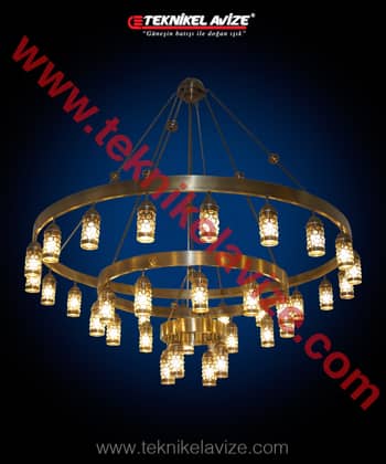 Oak Model Mosque Chandeliers - Teknikel Chandelier