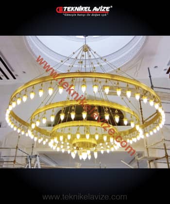Selimiye Model Mosque Chandeliers - Teknikel Chandelier