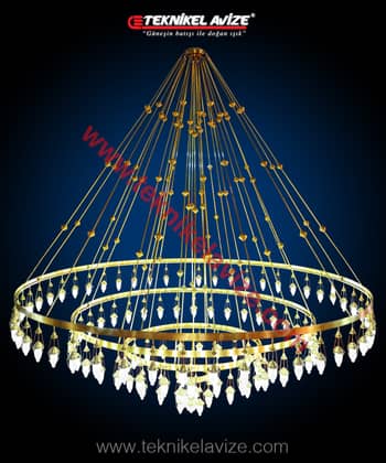 Cypress Model Mosque Chandeliers - Teknikel Chandelier