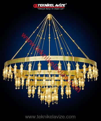 Veziri Azam Model Mosque Chandeliers - Teknikel Chandelier