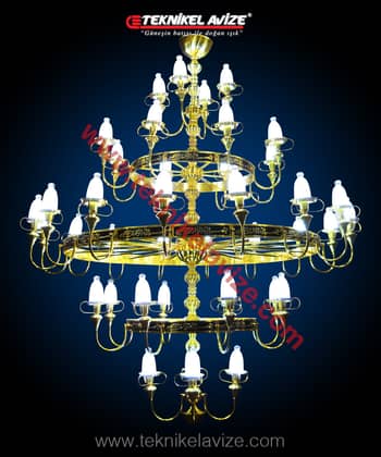 Spruce Model Mosque Chandeliers - Teknikel Chandelier
