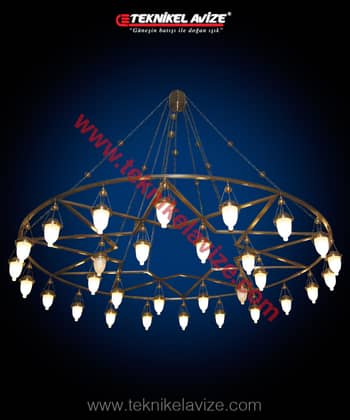 Seljuk Model Mosque Chandeliers - Teknikel Chandelier